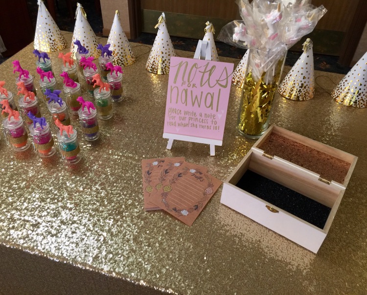 party favor table